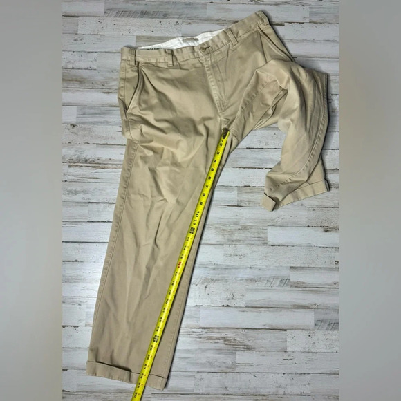 Orvis Pants Men's 36x29 Tan Trim Fit Cotton Dress Comfort - Picture 6 of 11